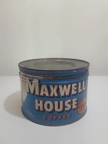 1950s? Maxwell House Coffee Tin. Empty
