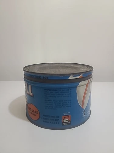 1950s? Maxwell House Coffee Tin. Empty - photo 2
