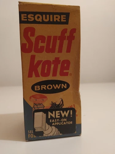 1970s Esquire Scuff Kote Shoe Polish NOS