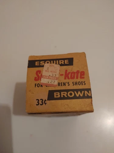 1970s Esquire Scuff Kote Shoe Polish NOS - photo 5