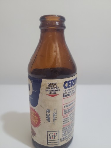 Vintage 1976 Certo Bottle Empty. No Cap - photo 2