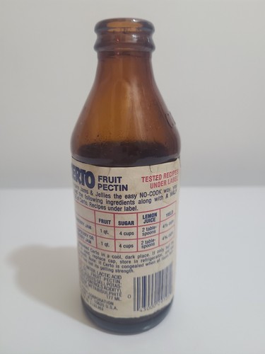 Vintage 1976 Certo Bottle Empty. No Cap - photo 3