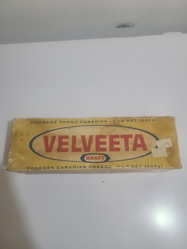 RARE vintage 1974 Canadian velveeta cheese box Empty - photo 5