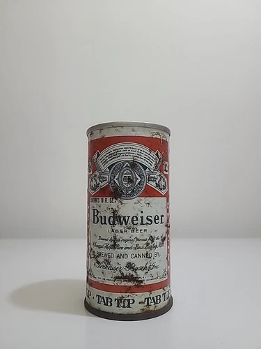 Vintage 1960s Budweiser Beer Can