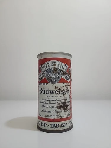 Vintage 1960s Budweiser Beer Can - photo 3
