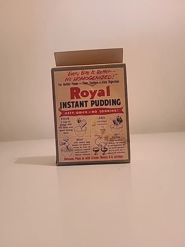 1950s royal pudding box Open But With ORIGINAL CONTENTS - photo 2