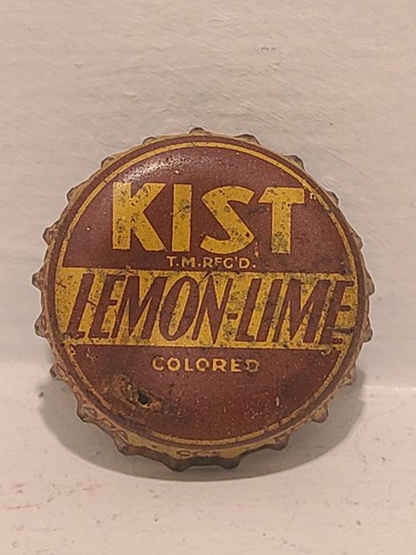 RARE Antique 1920s Kist Lemon Lime Soda Bottle Cap