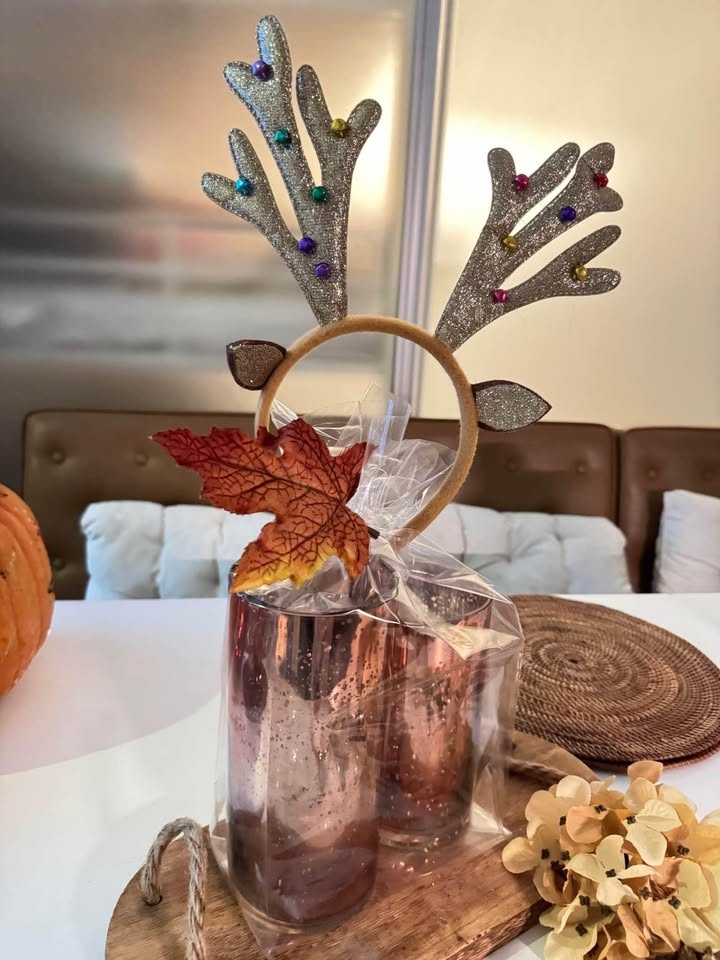 DEVI 3pcs Rose Gold OR Silver Mercury Glass Candle Holders - photo 3