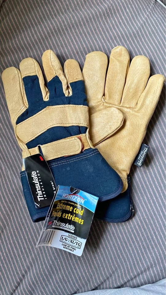 New Work Gloves- Lined for cold weather