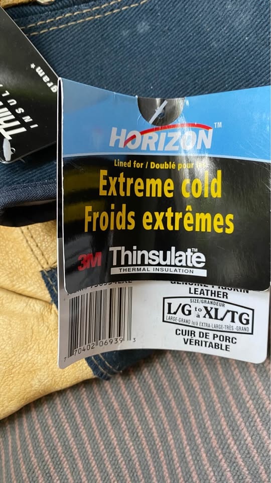 New Work Gloves- Lined for cold weather - photo 5