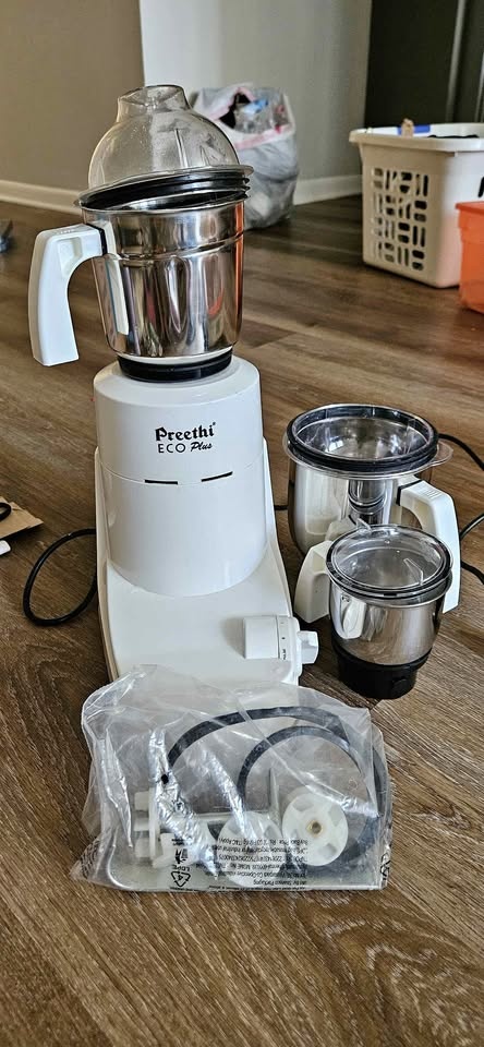 Preethi Eco Plus Mixer Grinder with 3 Jars