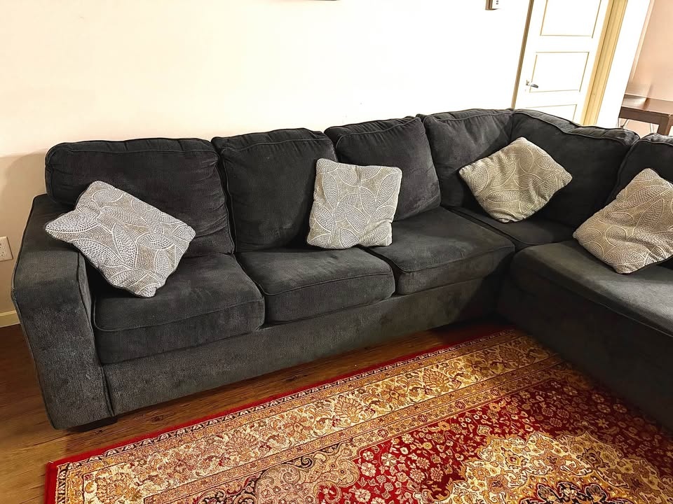 Ashley Furniture Sectional w/ Pull-Out Bed + Loveseat