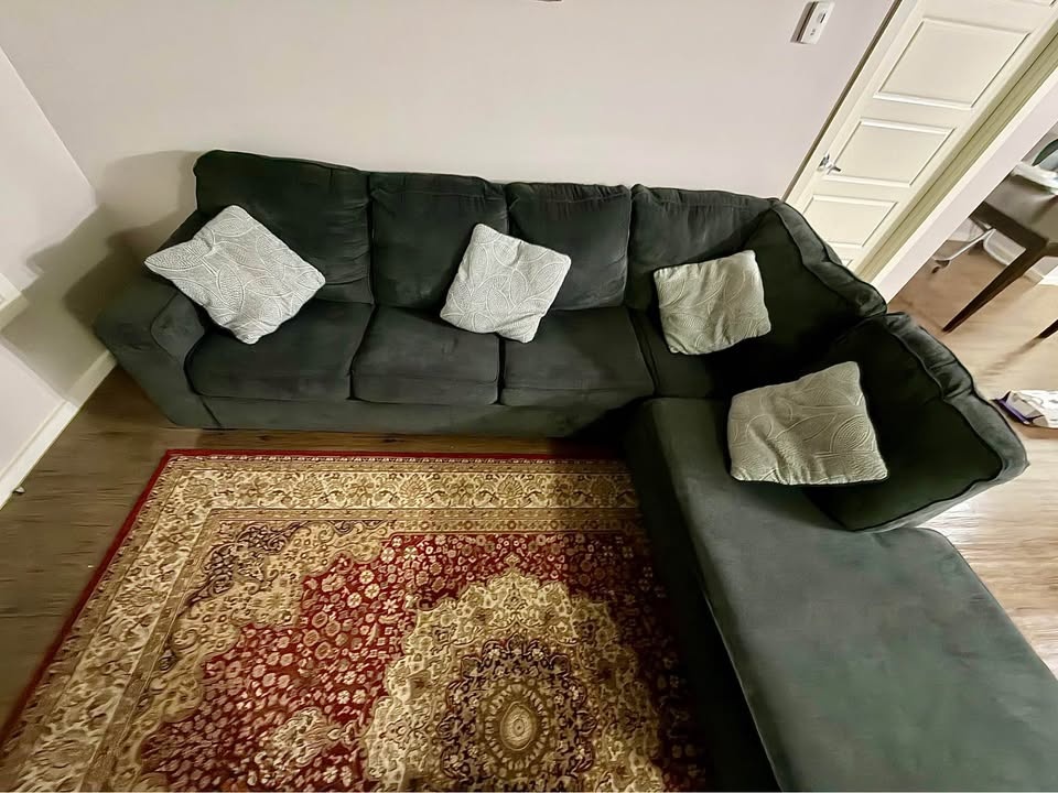 Ashley Furniture Sectional w/ Pull-Out Bed + Loveseat - photo 2
