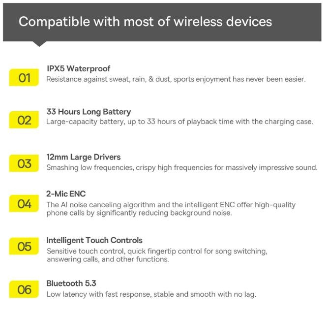 Baseus Bowie Wireless Earphones - photo 5