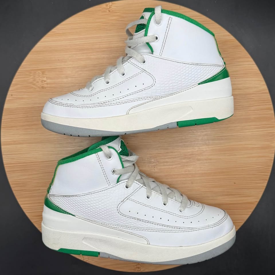 Nike Air Jordan 2 Retro (PS) Lucky Green Sz 1Y - photo 3