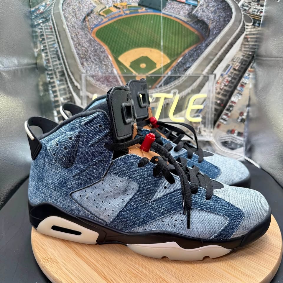 Nike Air Jordan Retro 6 ‘Washed Denim’ 2019 Size 12