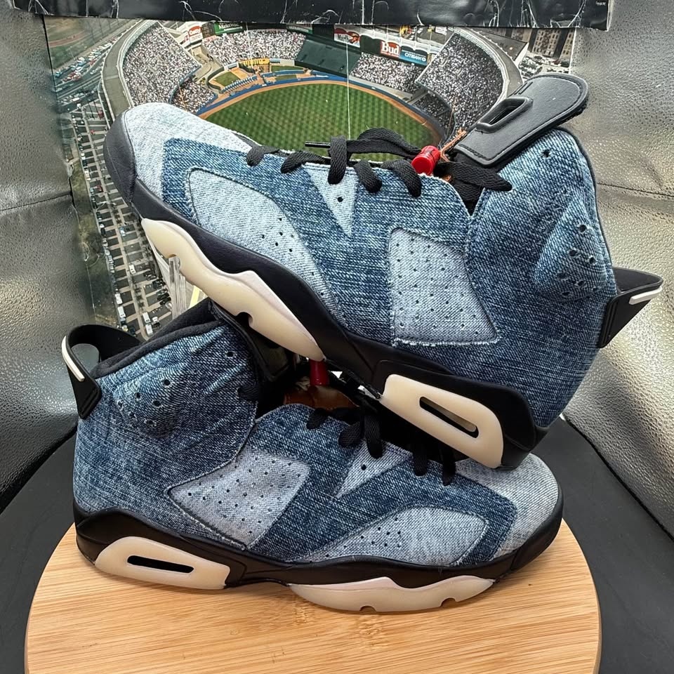 Nike Air Jordan Retro 6 ‘Washed Denim’ 2019 Size 12 - photo 3
