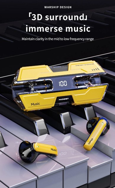 Wireless bluetooth earbuds HD Sound Quality Stereo Headset - photo 3