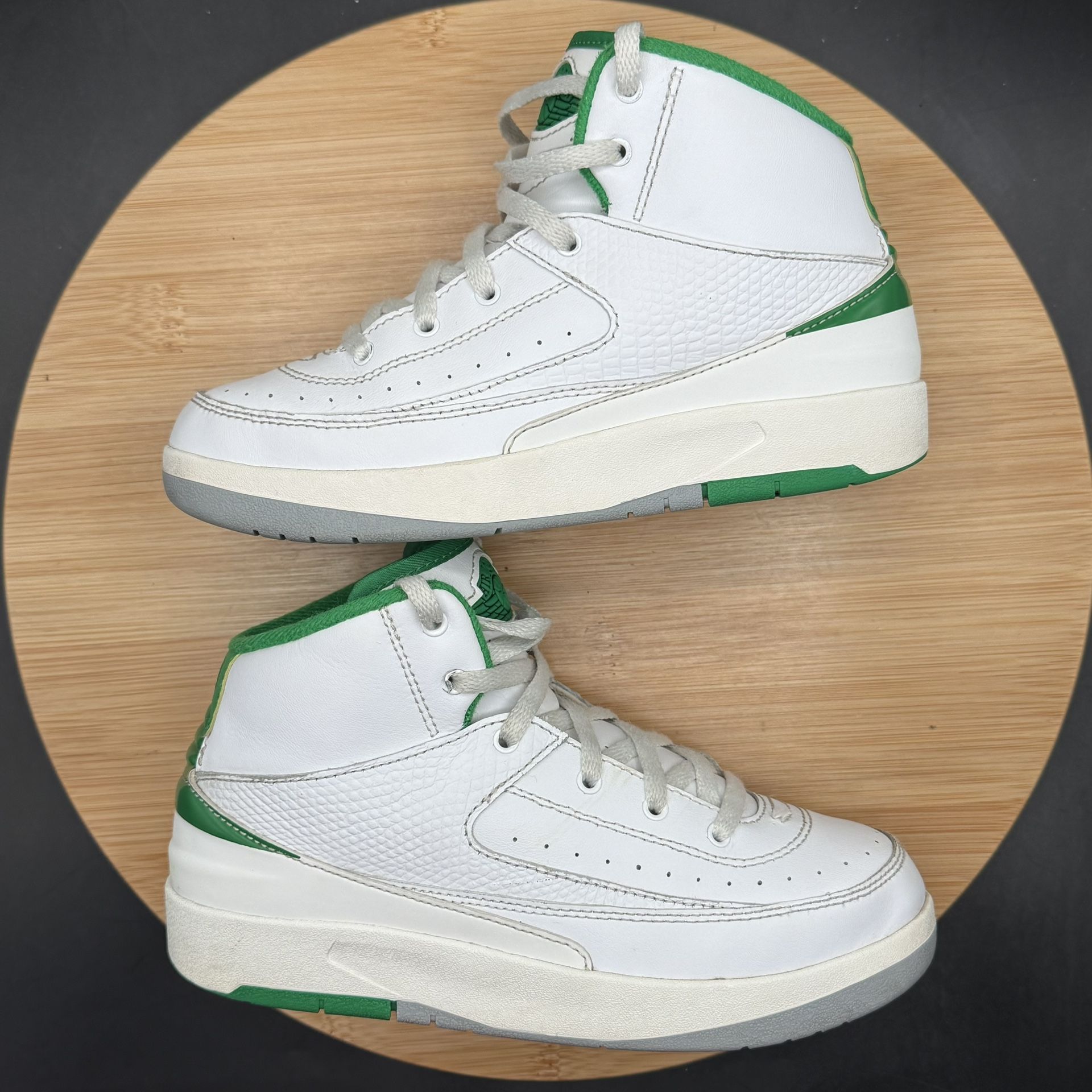 Nike Air Jordan 2 Retro (PS) Lucky Green Sz 1Y - photo 4