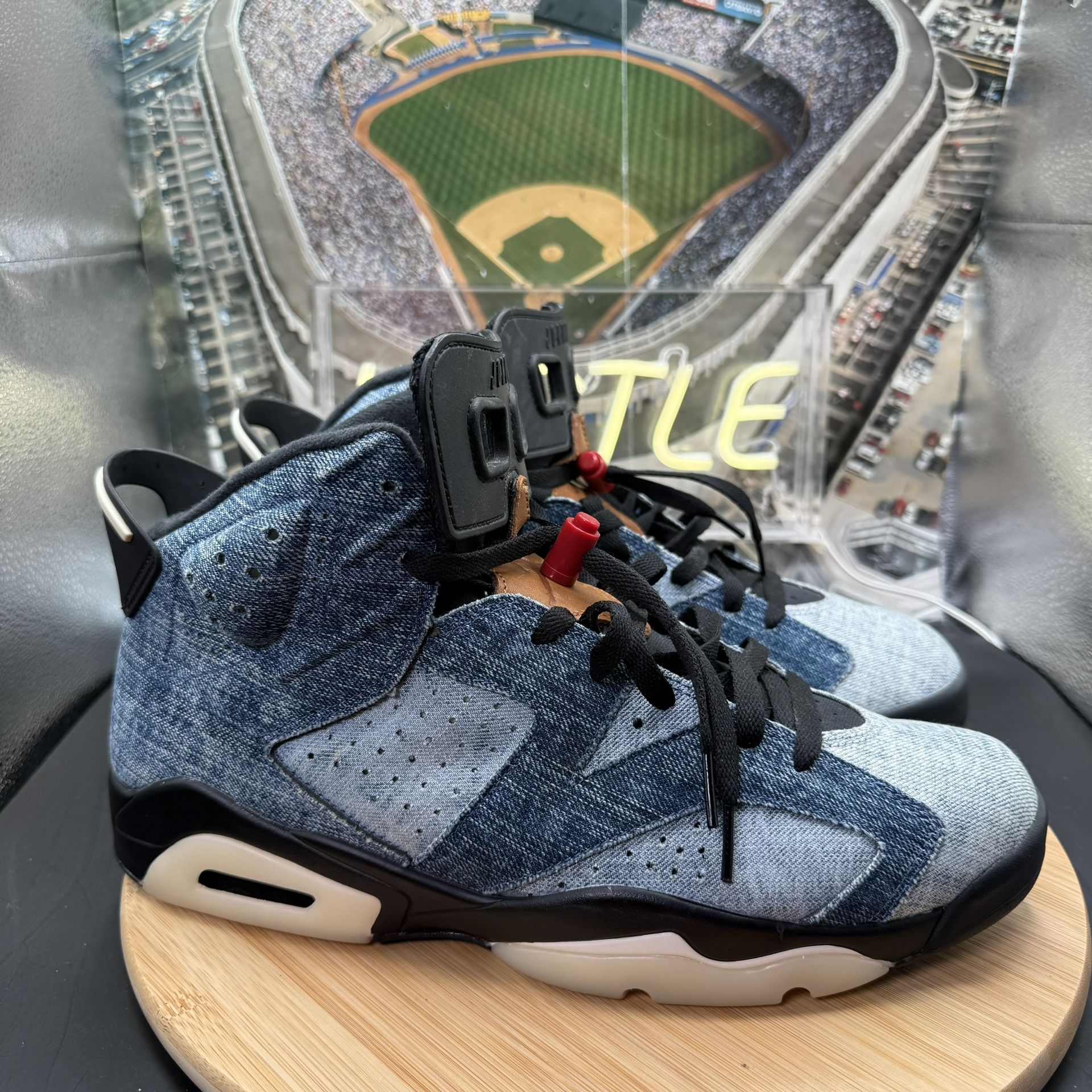 Nike Air Jordan Retro 6 ‘Washed Denim’ 2019 Size 12 - photo 2