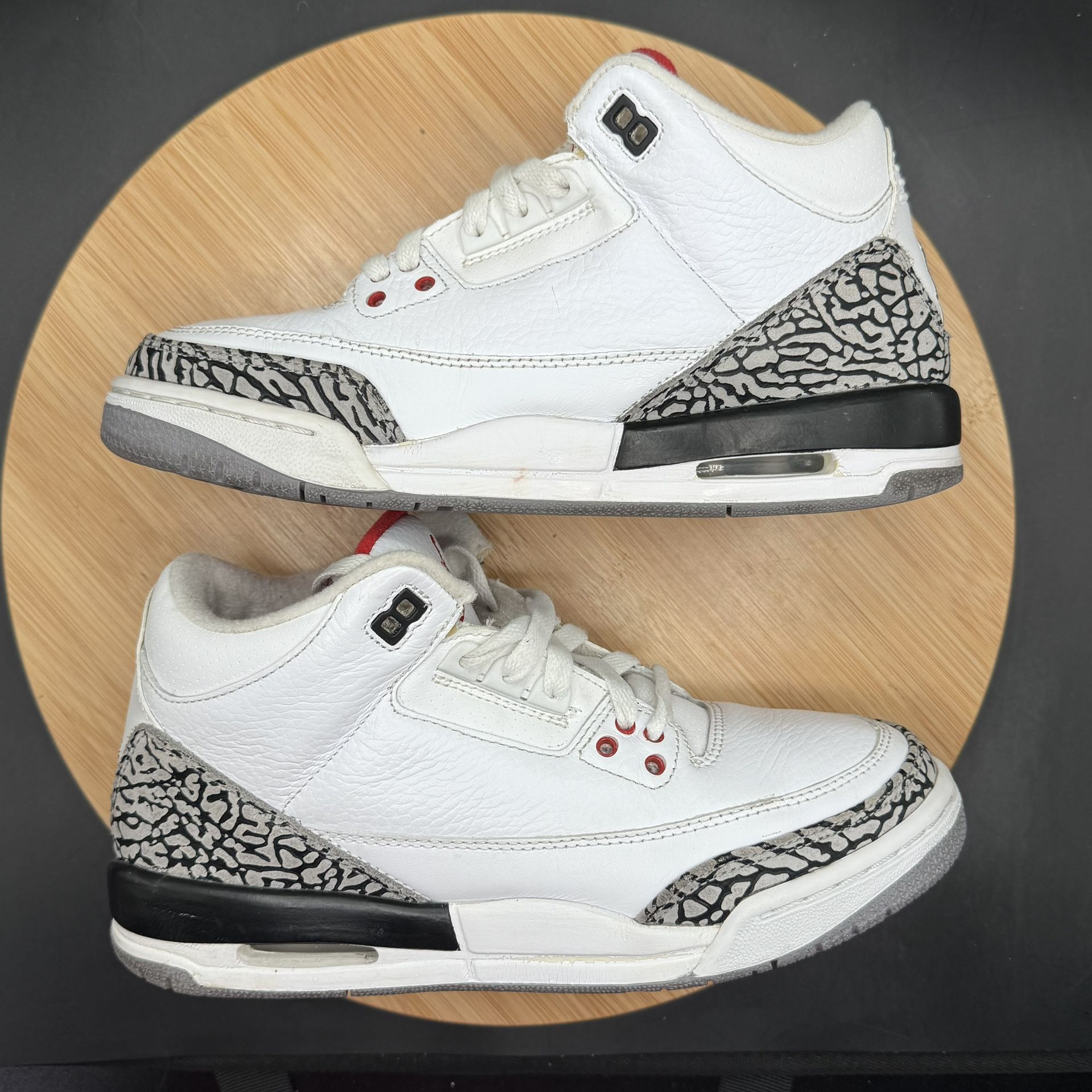 Nike Air Jordan III White Cement 2011 Retro (GS) SZ 5.5Y - photo 4
