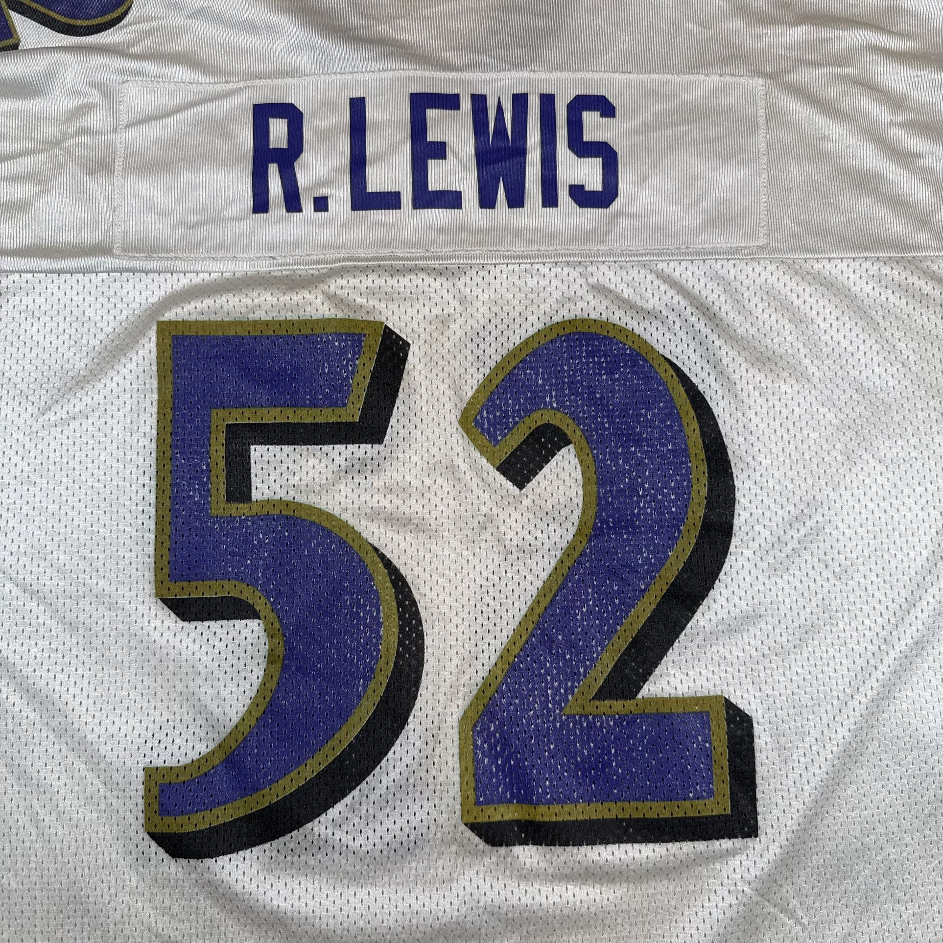 Vintage Ray Lewis #52 Baltimore Ravens Reebok NFL Football Jerse - photo 3
