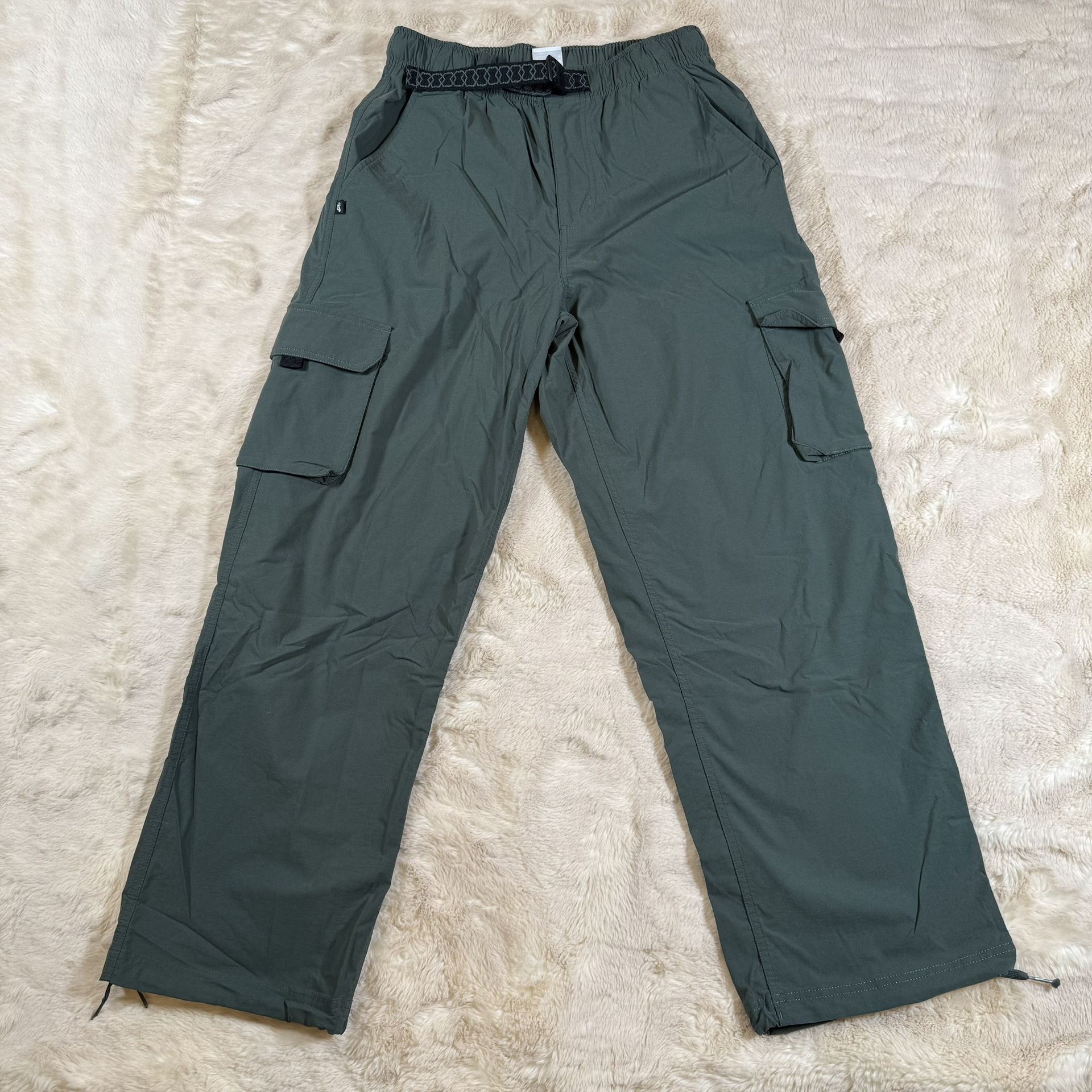 Nike SB Kearny Cargo Skateboarding Pants Dark Green Mens Sz Smal