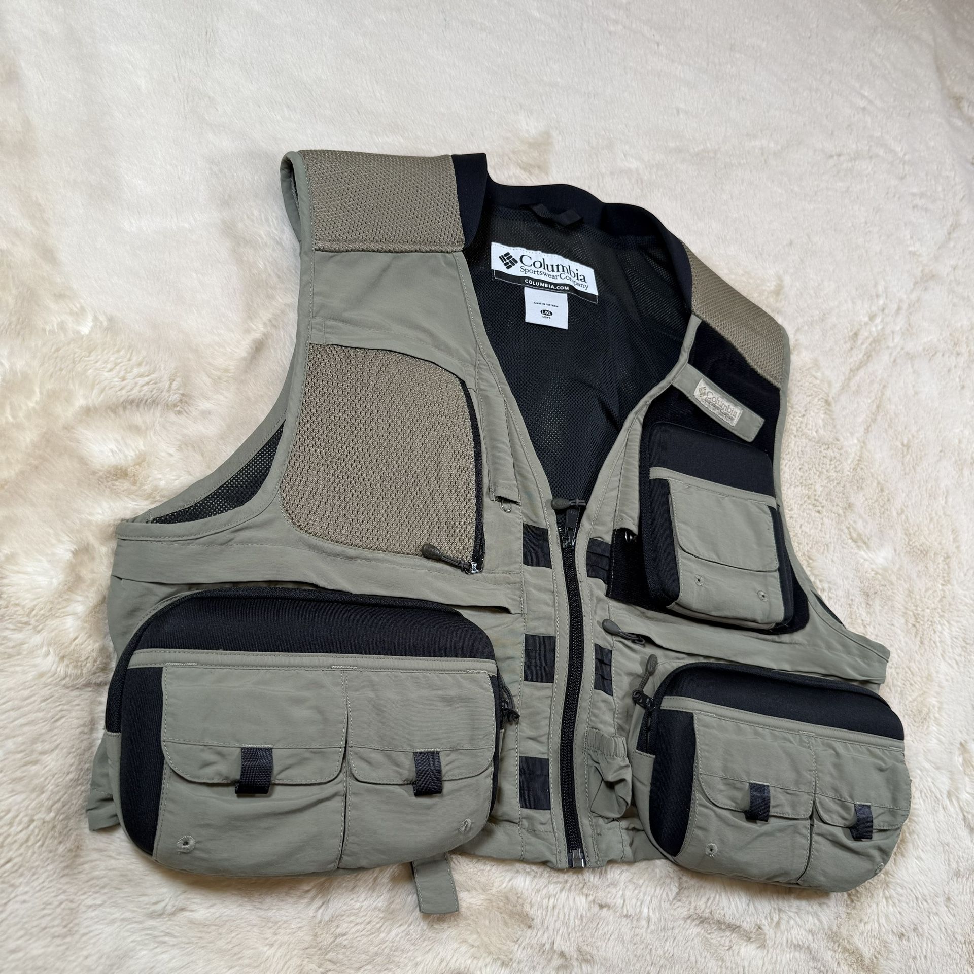 Vintage Columbia Fishing Vest Jacket L/XL - photo 2