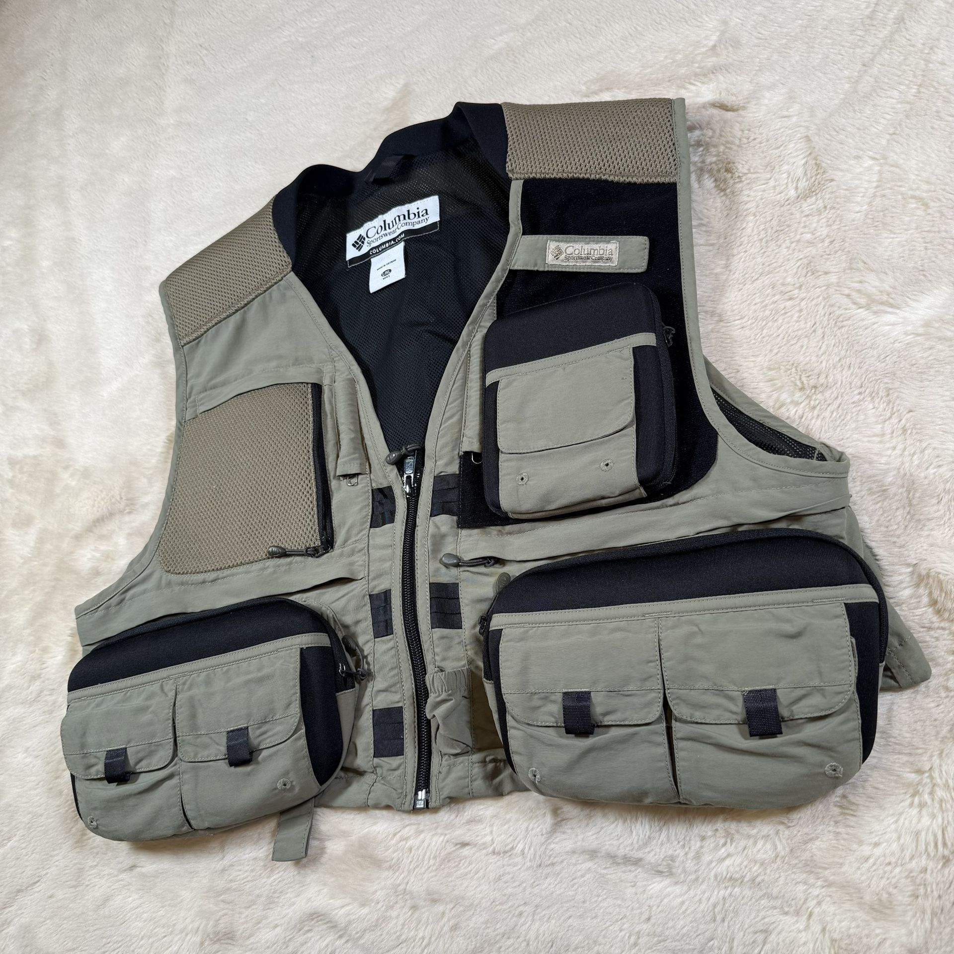 Vintage Columbia Fishing Vest Jacket L/XL - photo 3