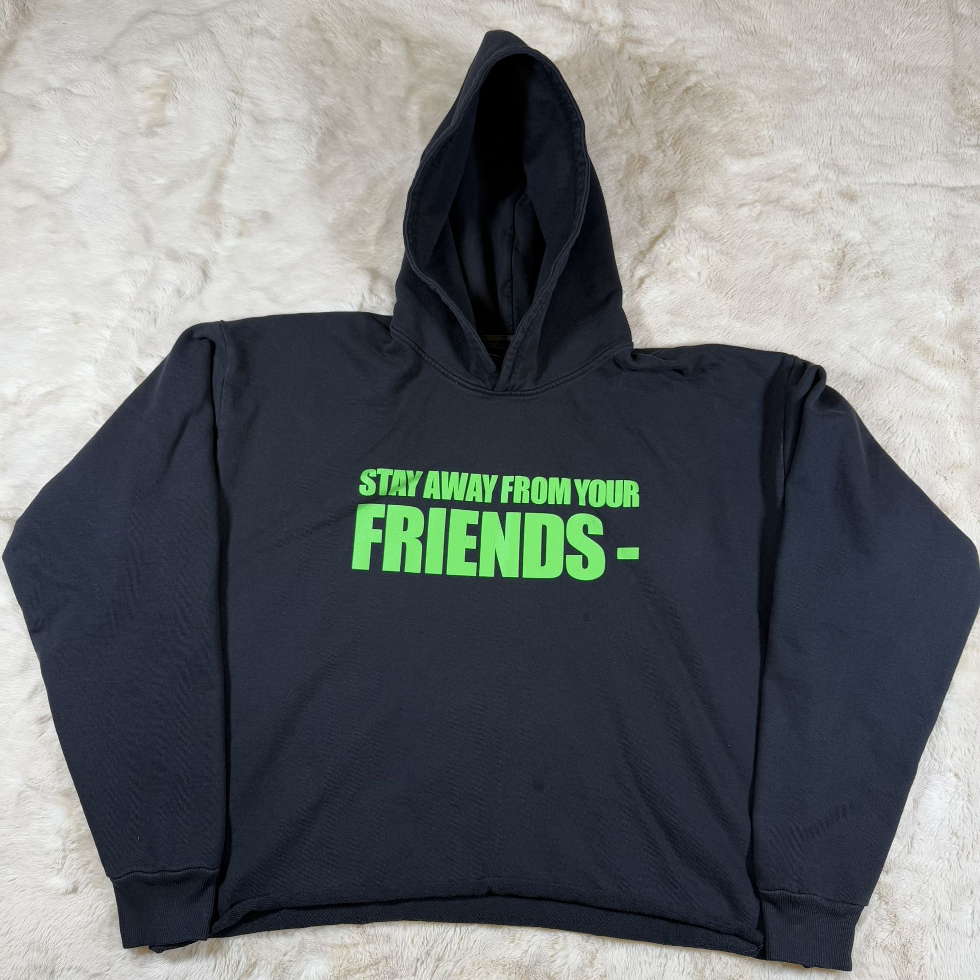 VLONE “Stay Away From Your Friends” Hoodie Sz 2XL - photo 2