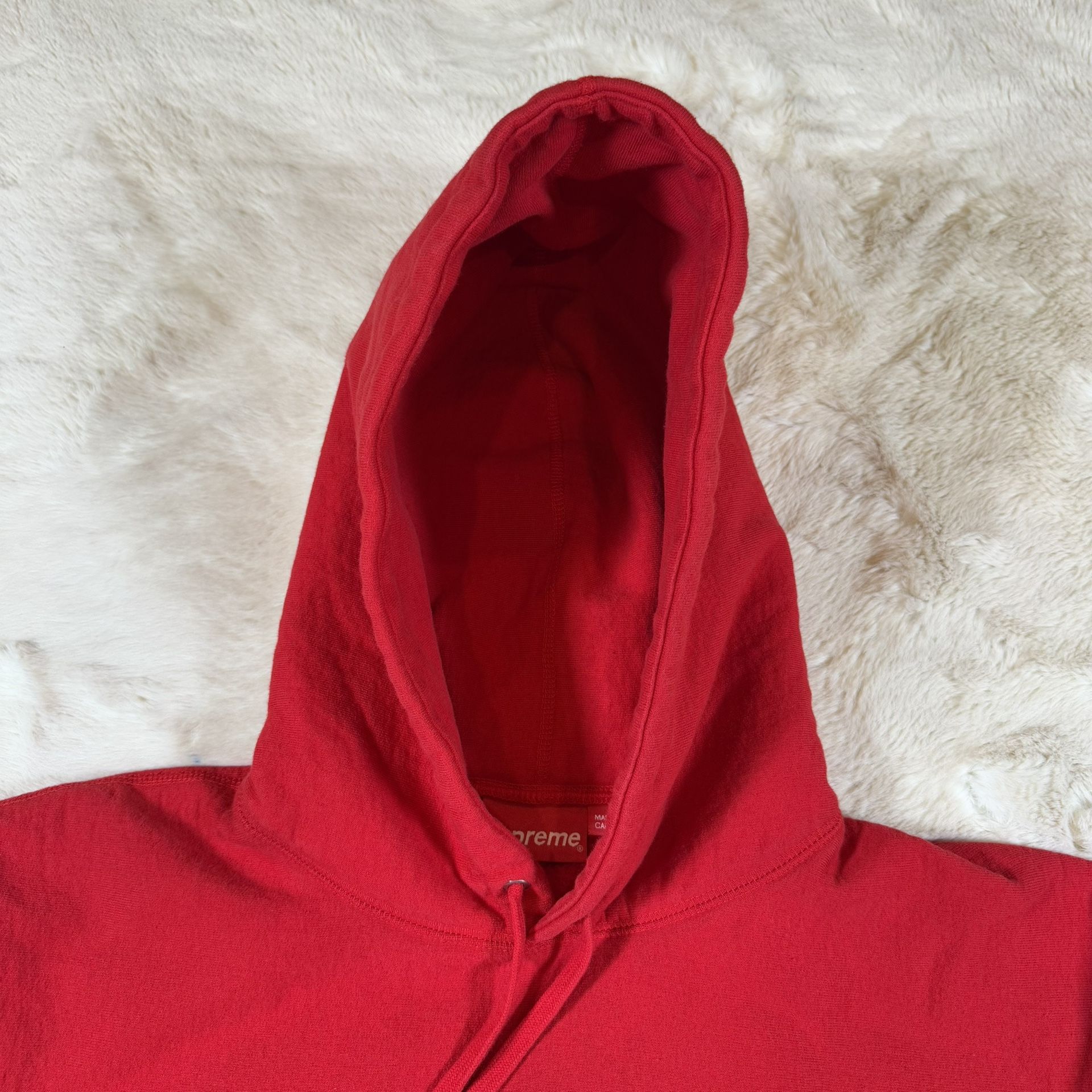 Supreme Capital Hooded Sweatshirt Red (FW22) Sz L - photo 3