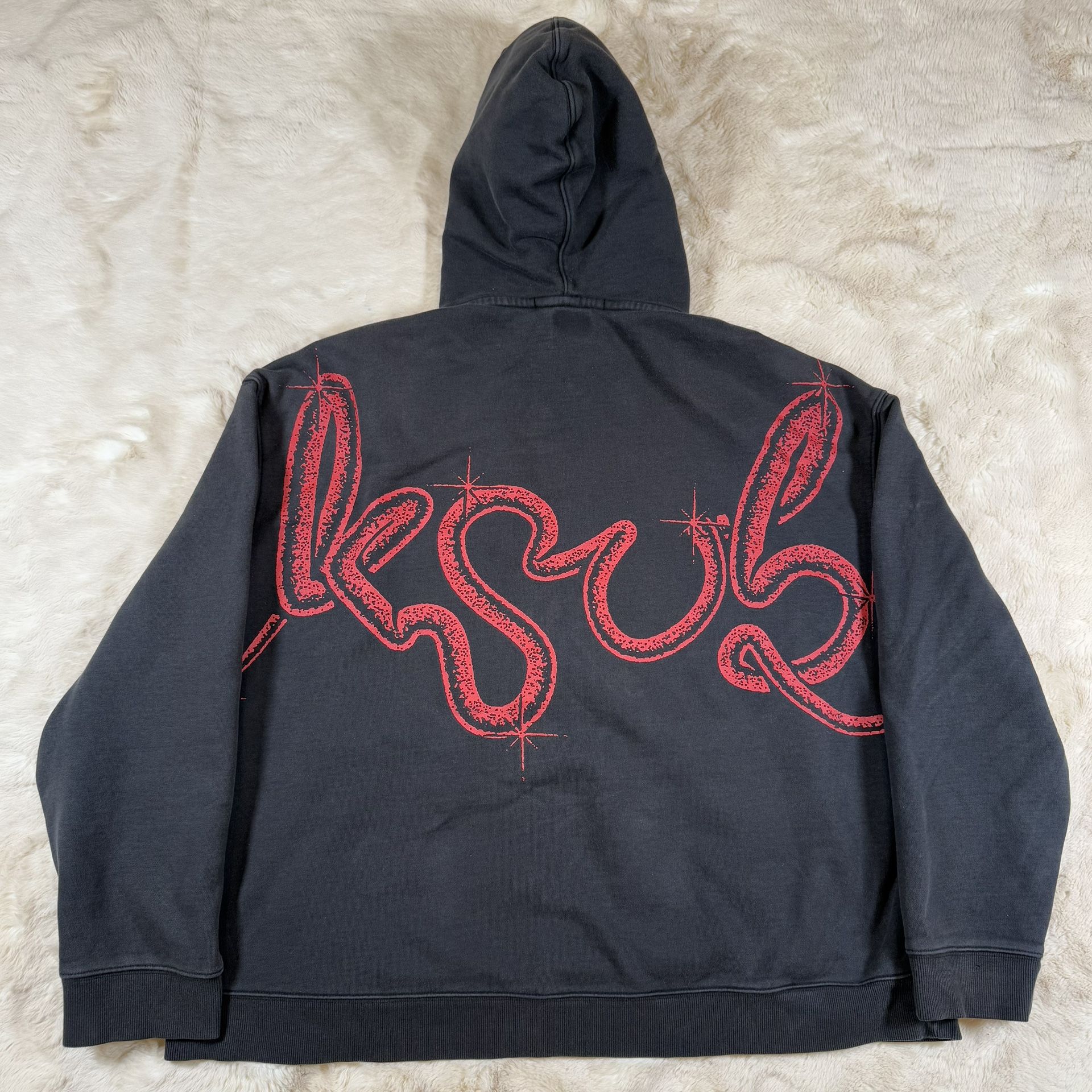 Ksubi Phantom Hoodie Tru Black Men’s Sz 2Xl