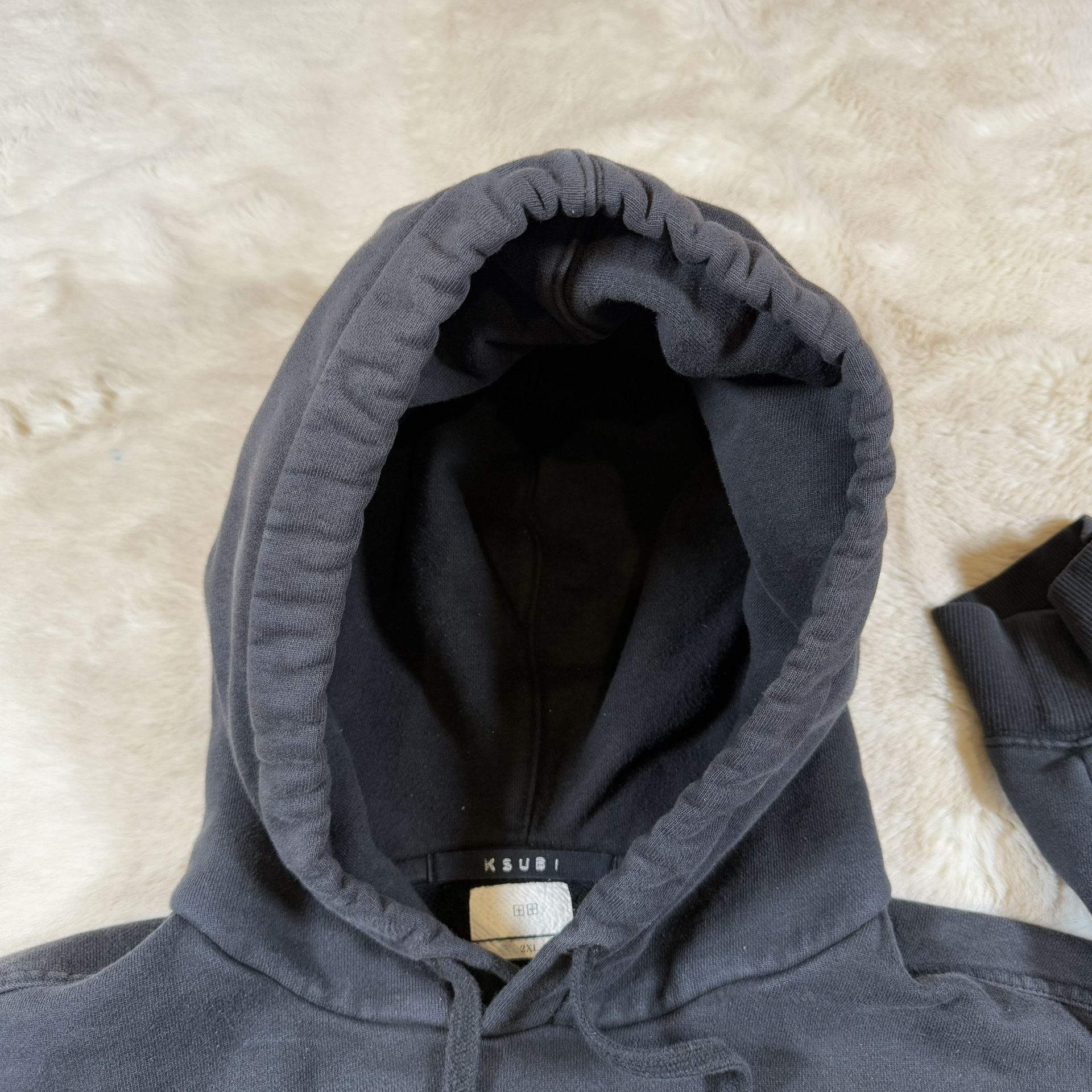 Ksubi Phantom Hoodie Tru Black Men’s Sz 2Xl - photo 3