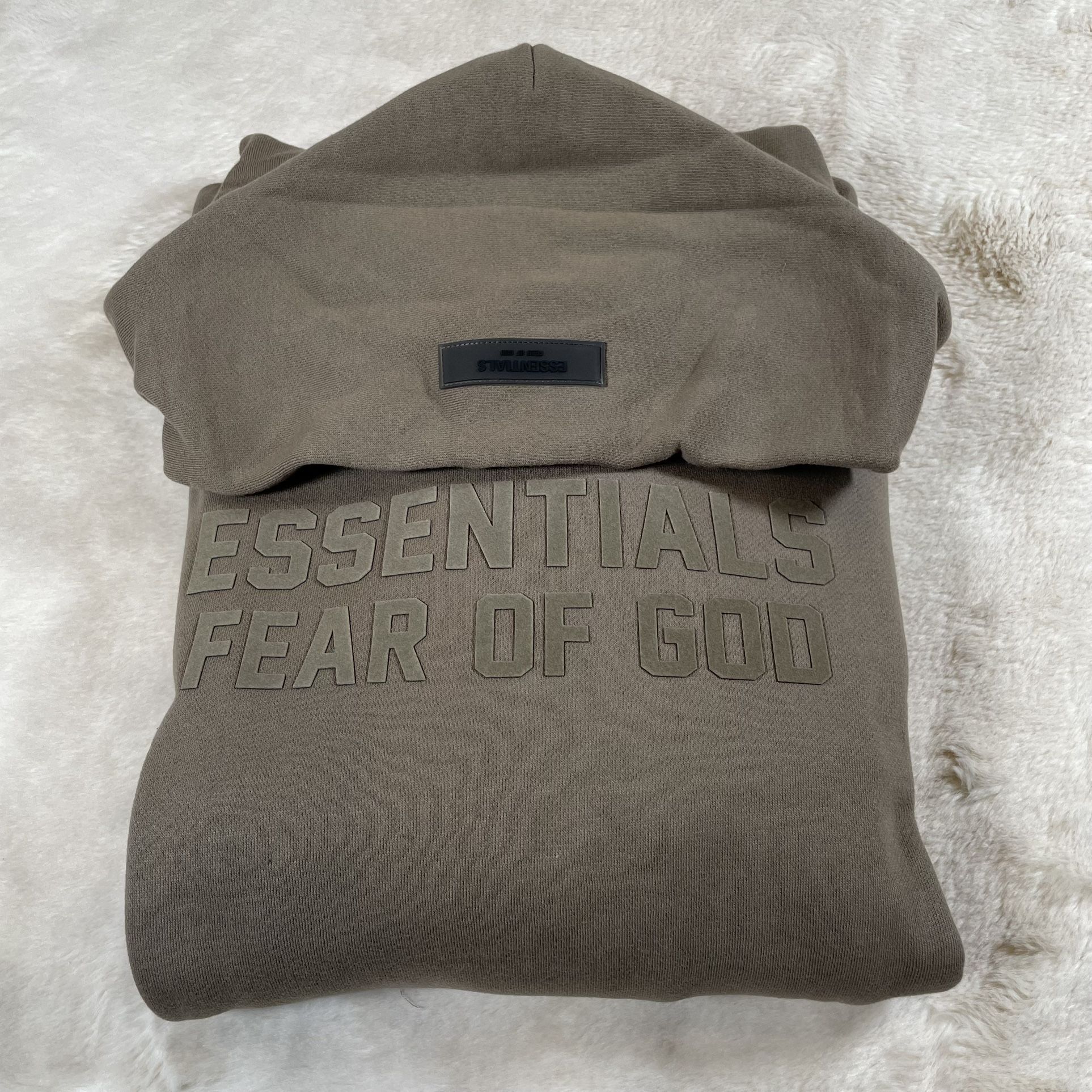 Fear of God Essentials Hoodie Wood Size XL - photo 5