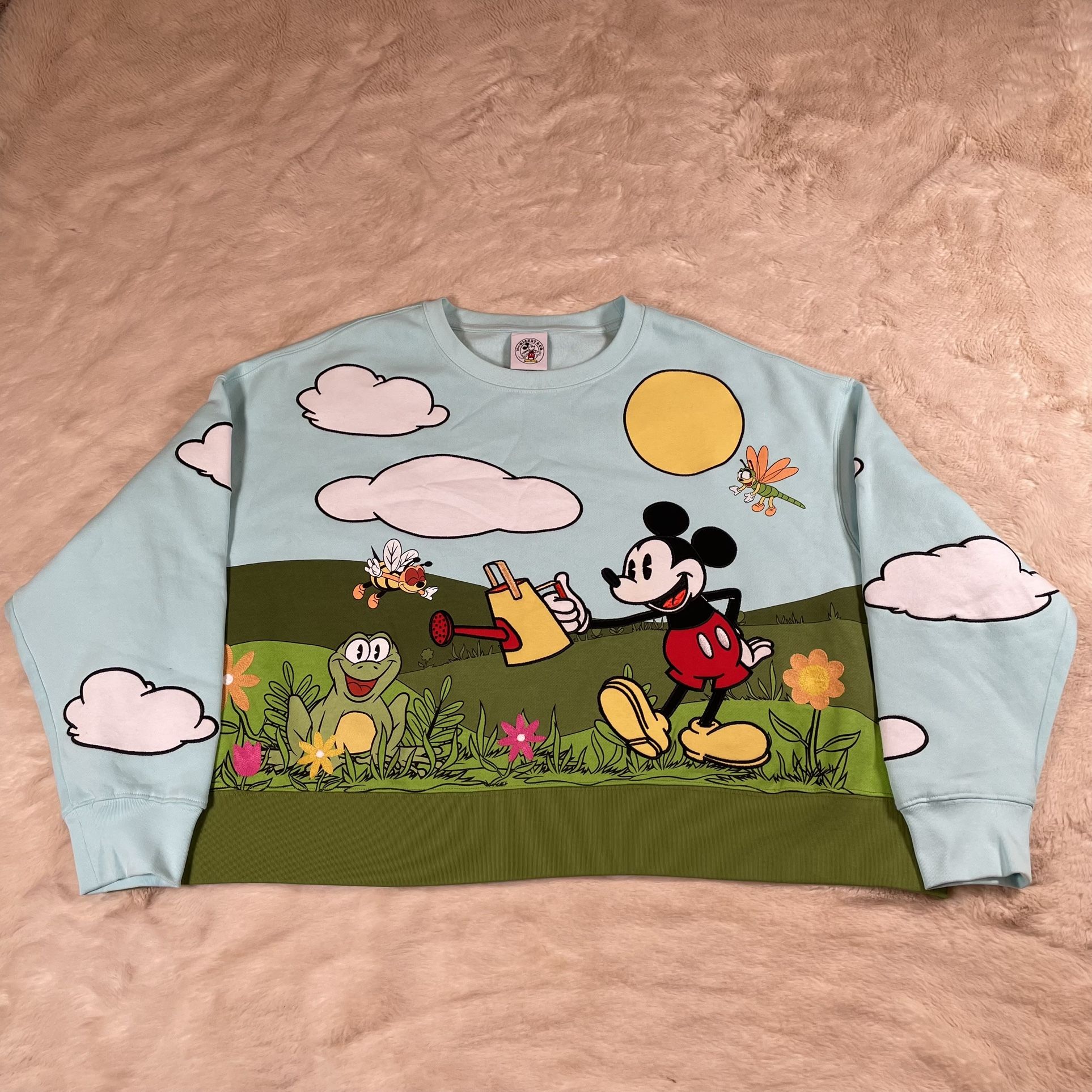 Disney Parks Mickey's Garden Sweatshirt Women's 1X