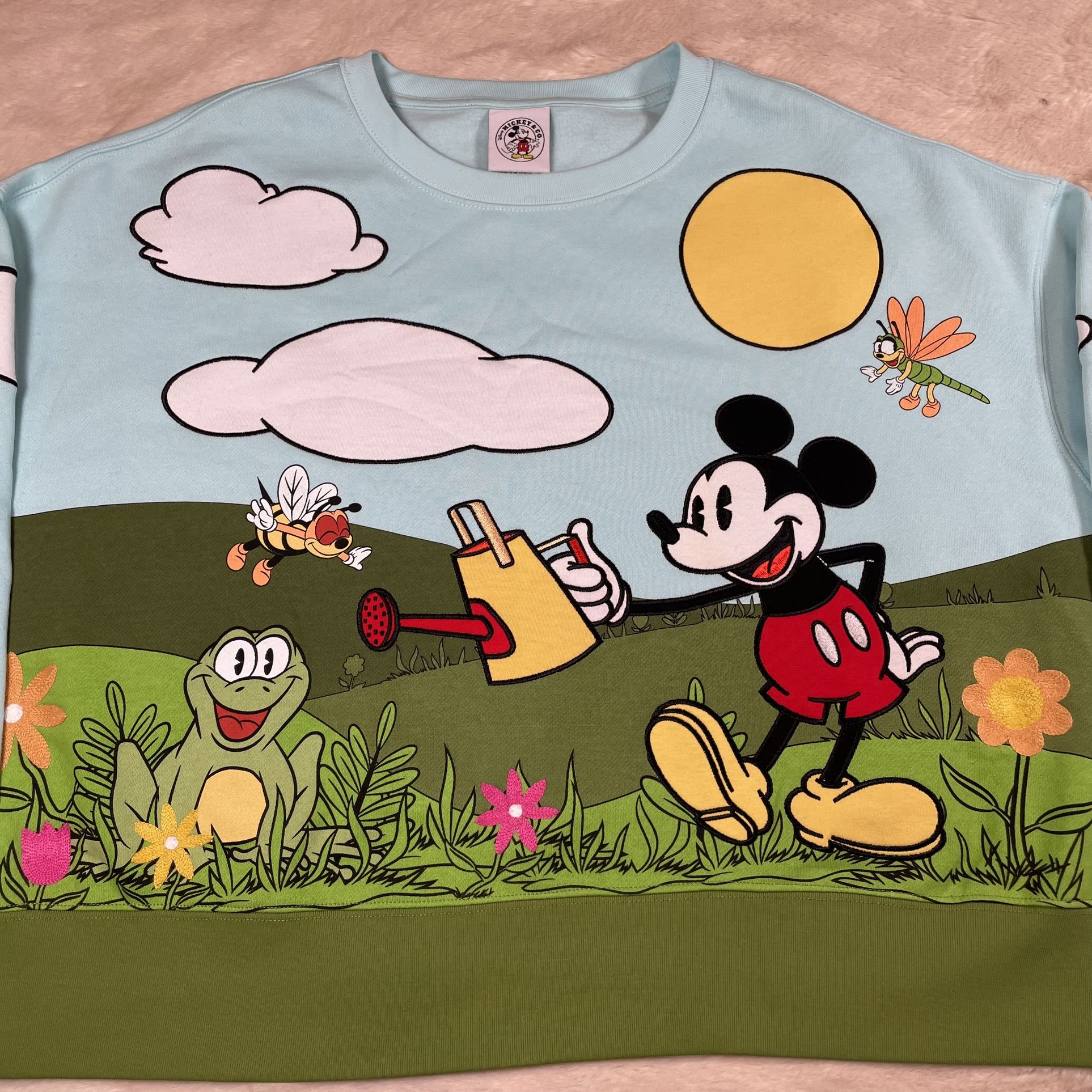 Disney Parks Mickey's Garden Sweatshirt Women's 1X - photo 3