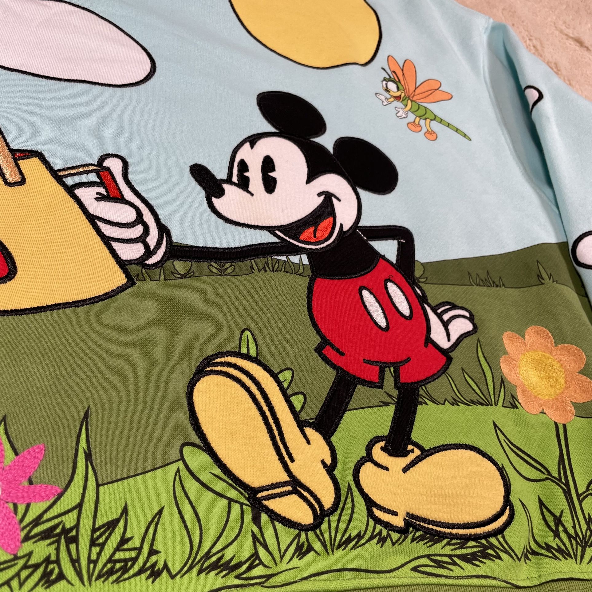 Disney Parks Mickey's Garden Sweatshirt Women's 1X - photo 5