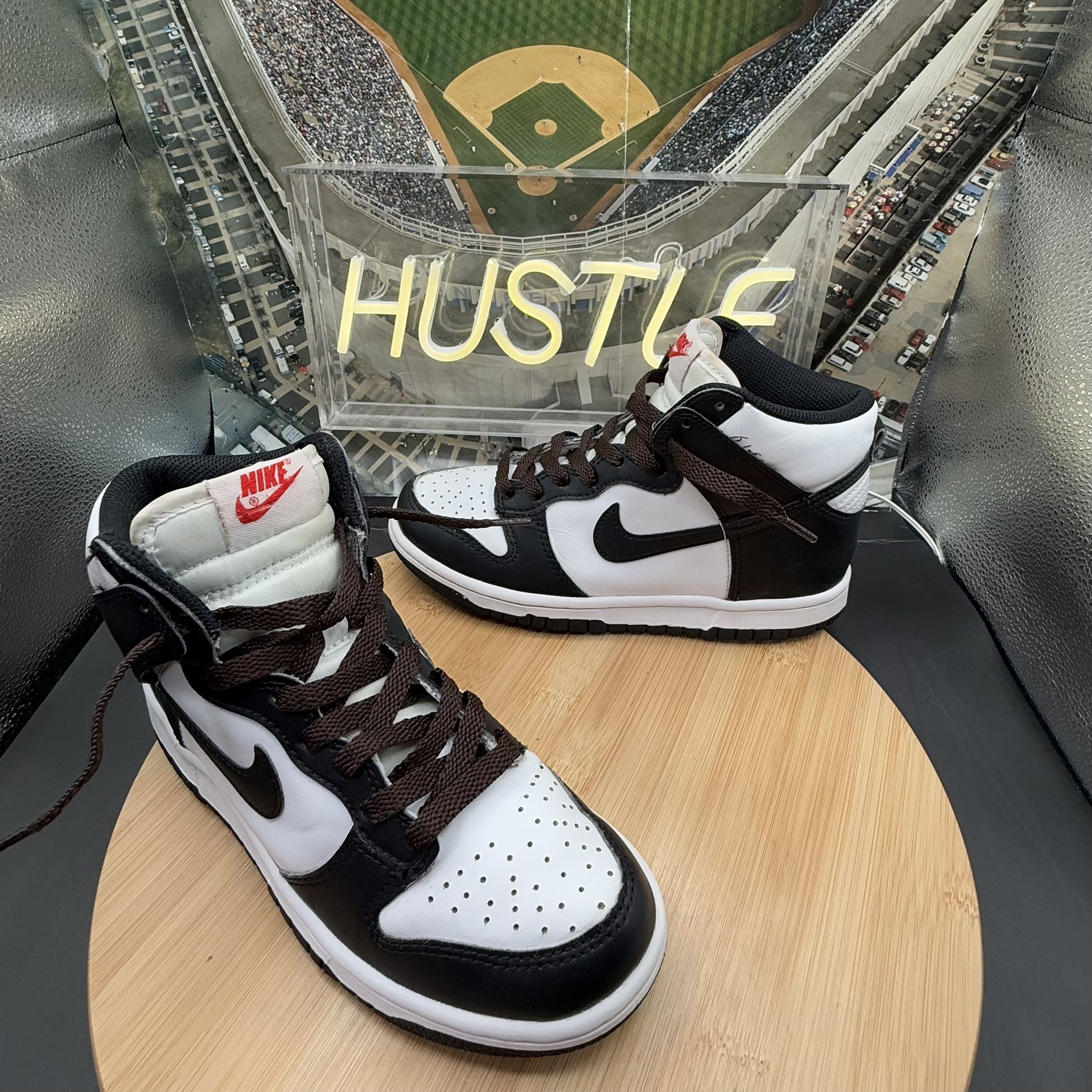 Nike Dunk High (GS) White Black Red Youth Size 4.5Y