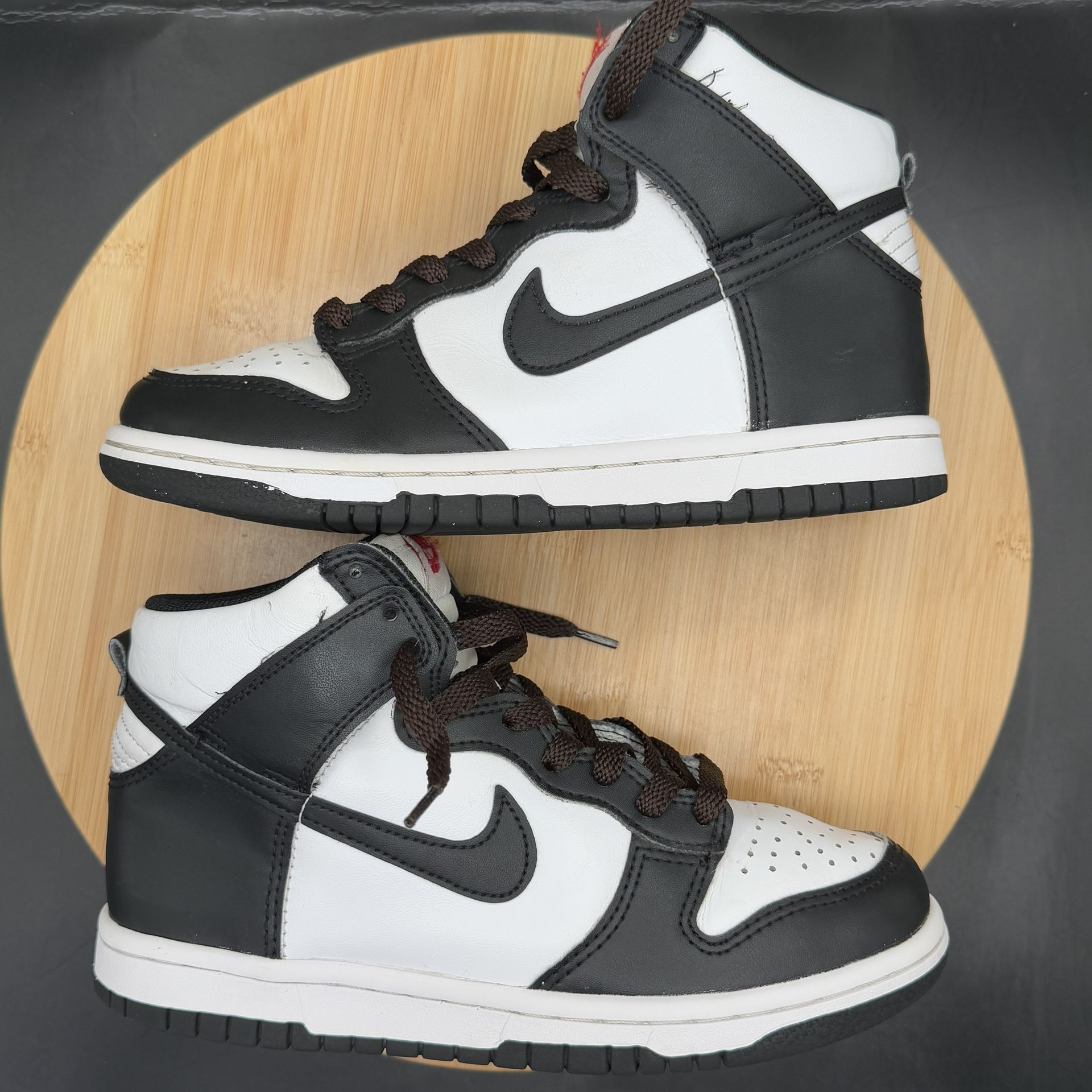 Nike Dunk High (GS) White Black Red Youth Size 4.5Y - photo 4