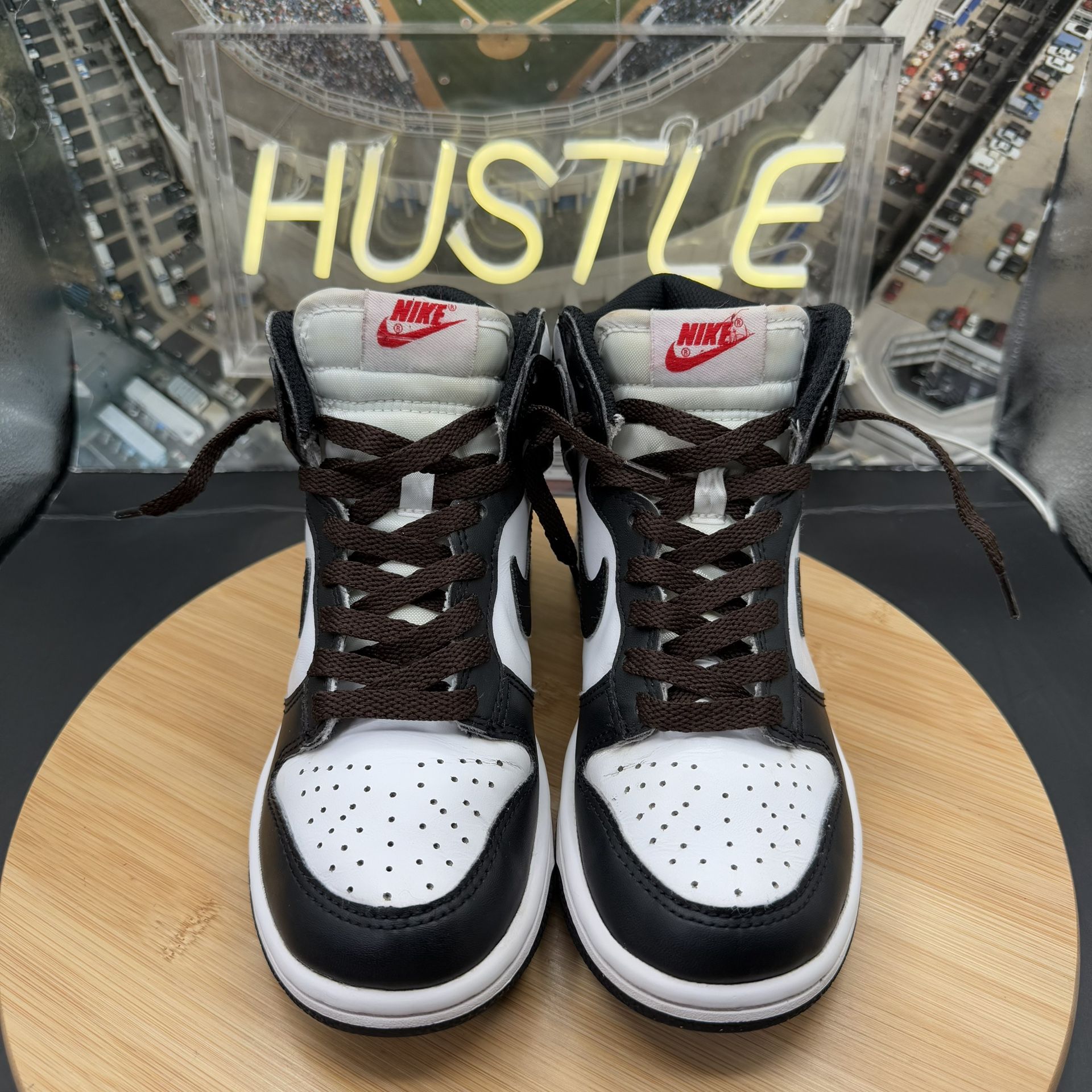 Nike Dunk High (GS) White Black Red Youth Size 4.5Y - photo 5