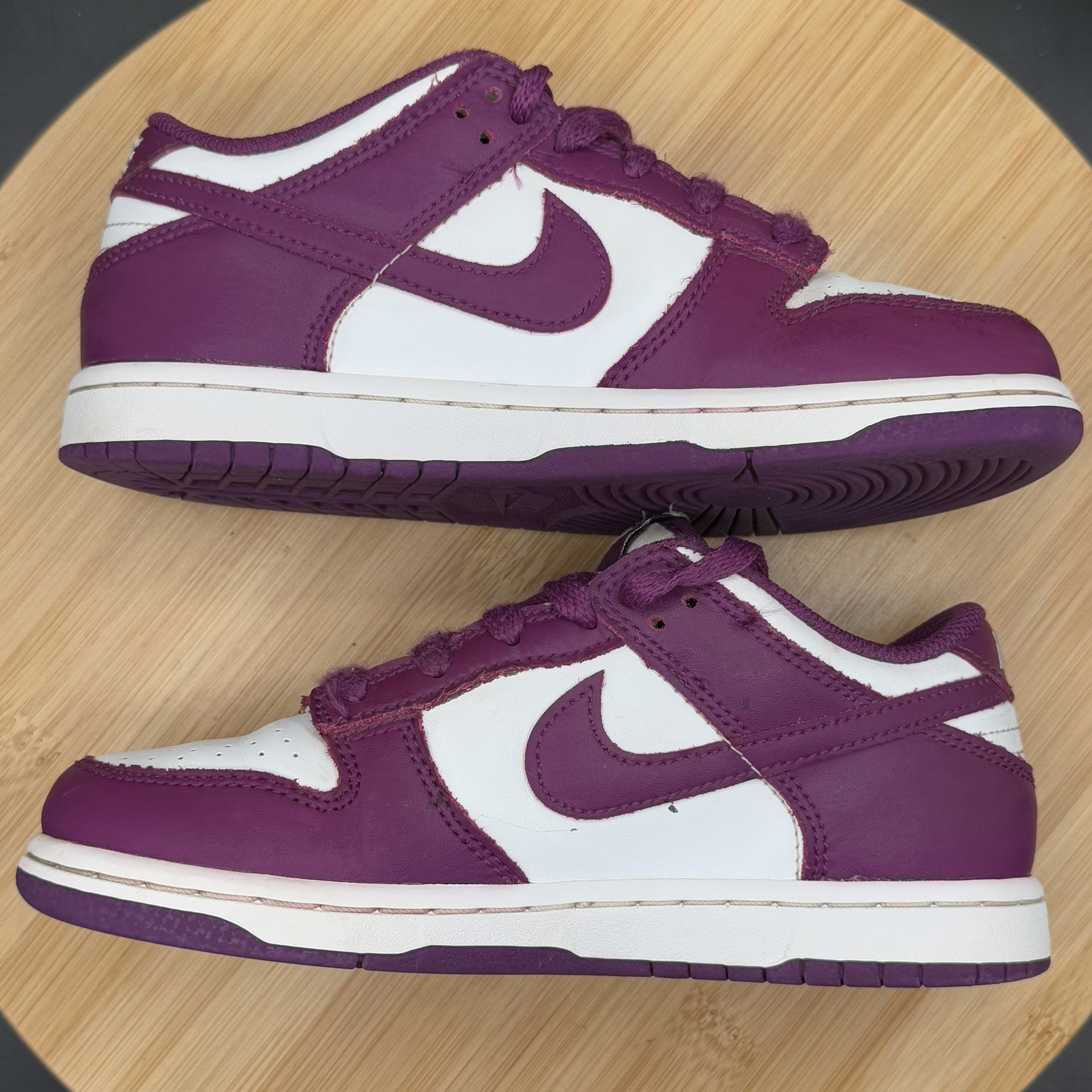 Nike Dunk Low (PS) Size 1.5Y ‘Viotech/White’ Casual Sneakers (FB - photo 4