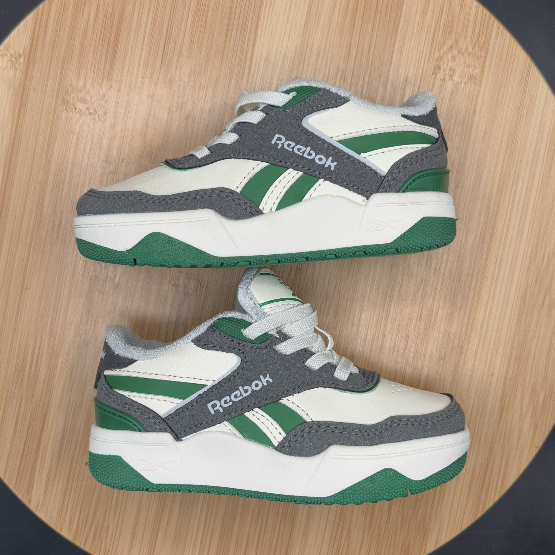 REEBOK BB4000 2 (TD) LETTERMAN JACKET PACK - GREY GREEN SZ 8K - photo 4