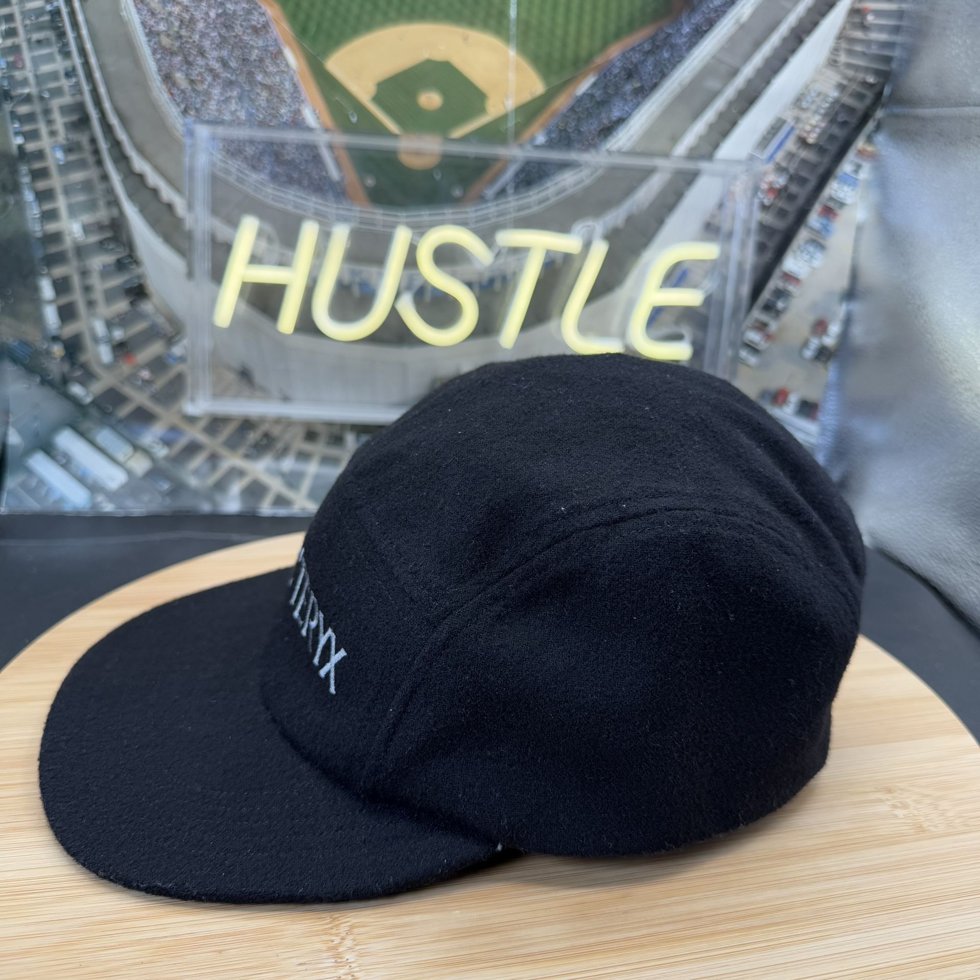 Arc'teryx 5 Panel Wool Black Logo Cap Embroidered Adjustable - photo 3