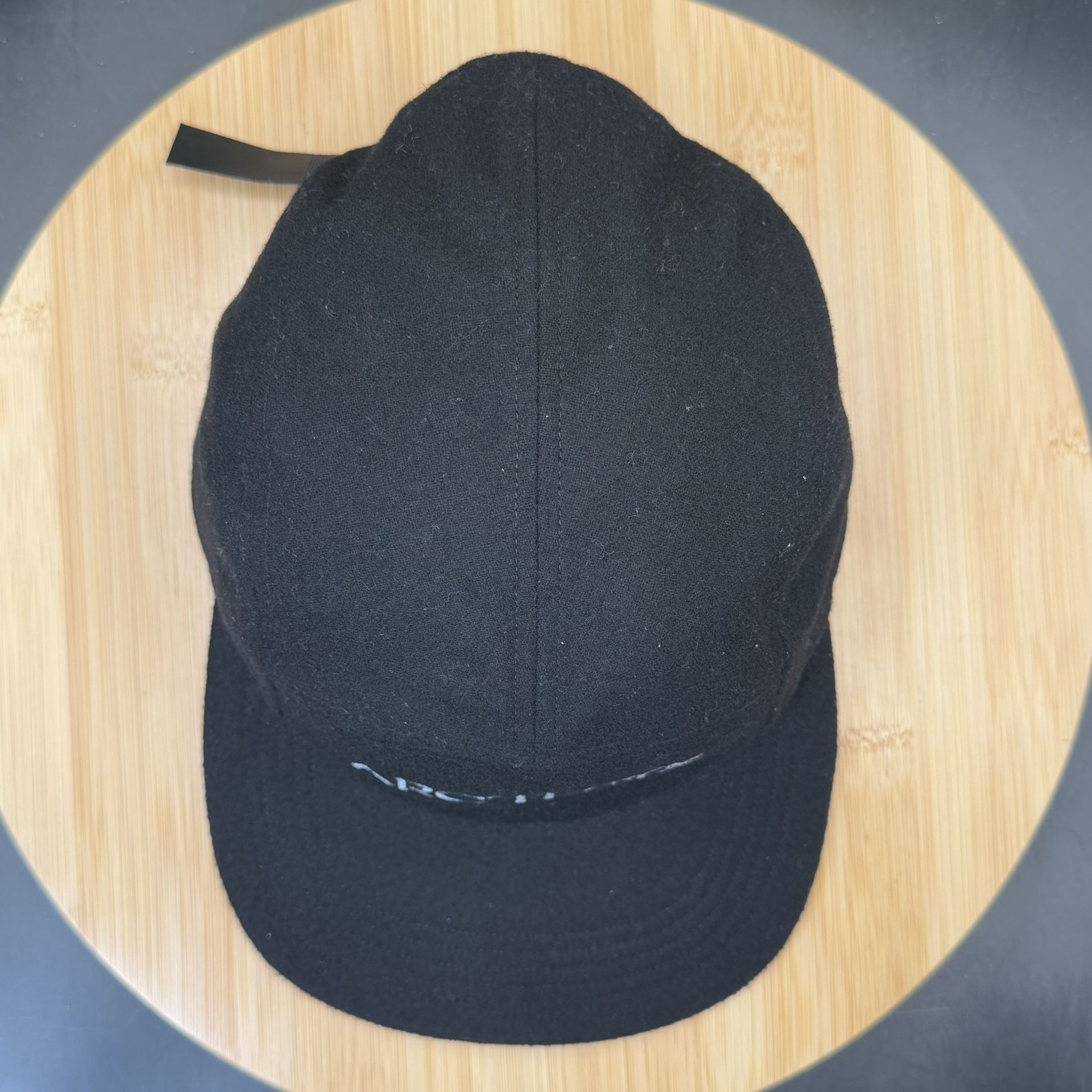 Arc'teryx 5 Panel Wool Black Logo Cap Embroidered Adjustable - photo 4