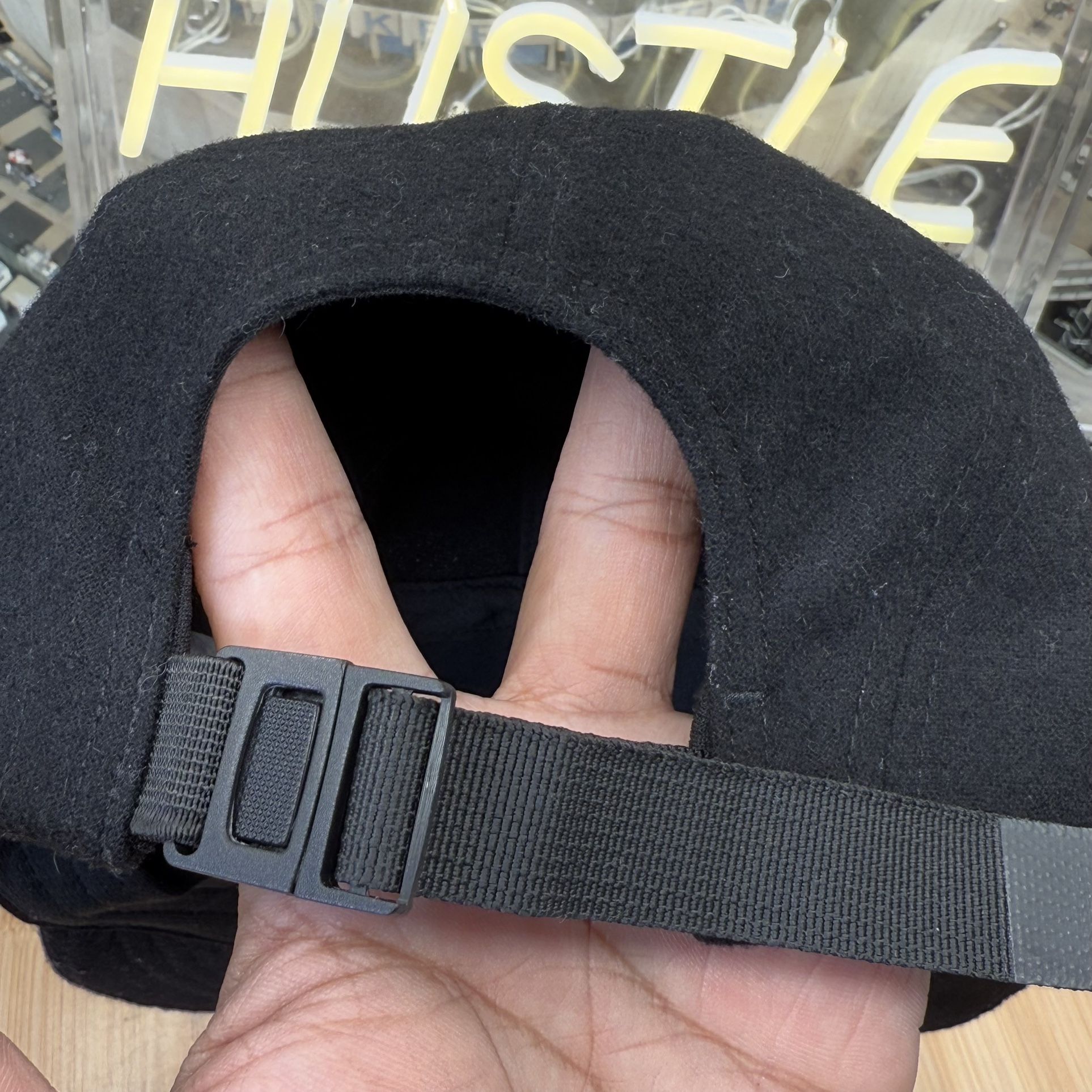 Arc'teryx 5 Panel Wool Black Logo Cap Embroidered Adjustable - photo 5