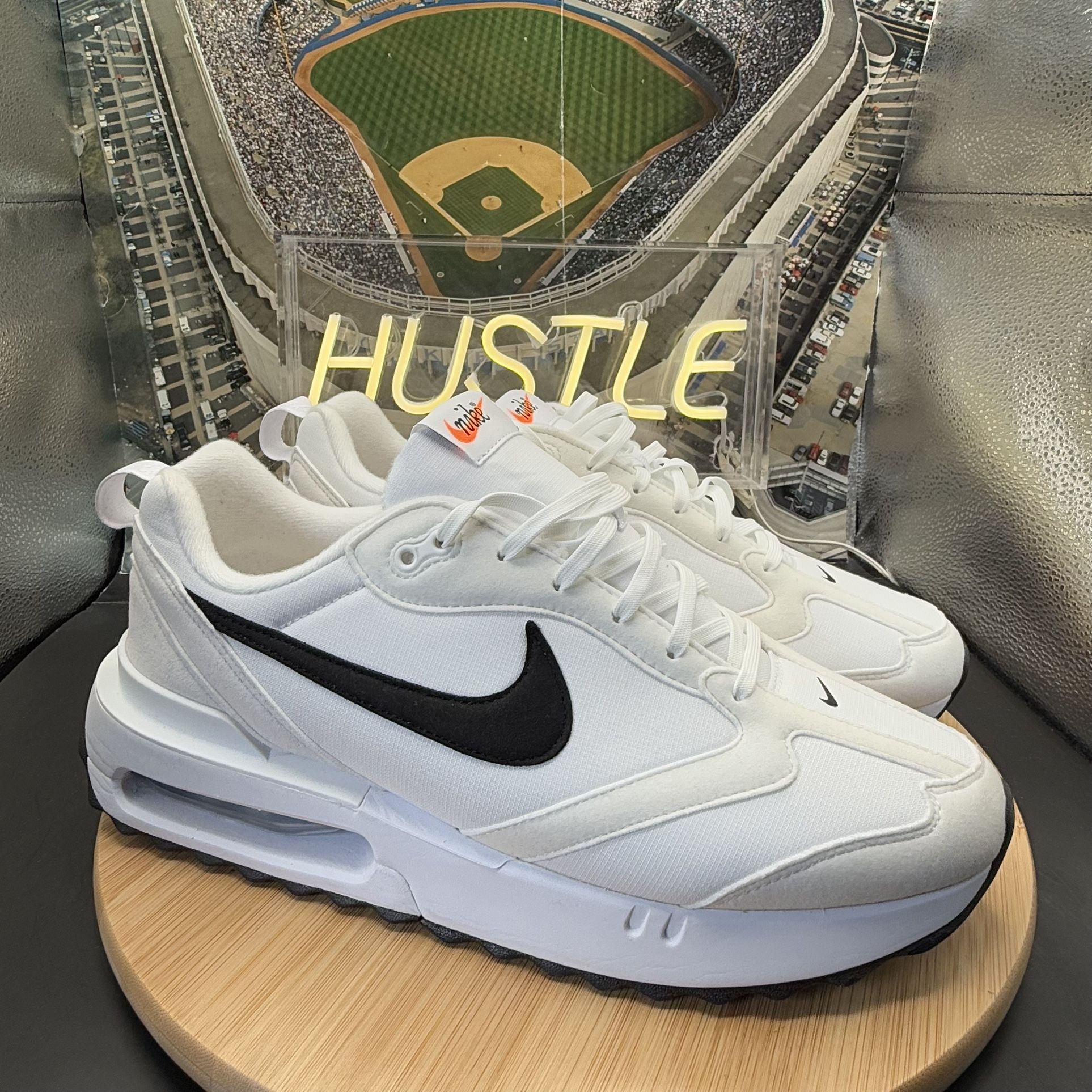 Nike Air Max Dawn Sneaker Women's Running Shoes White/Black Sz 1 - photo 2
