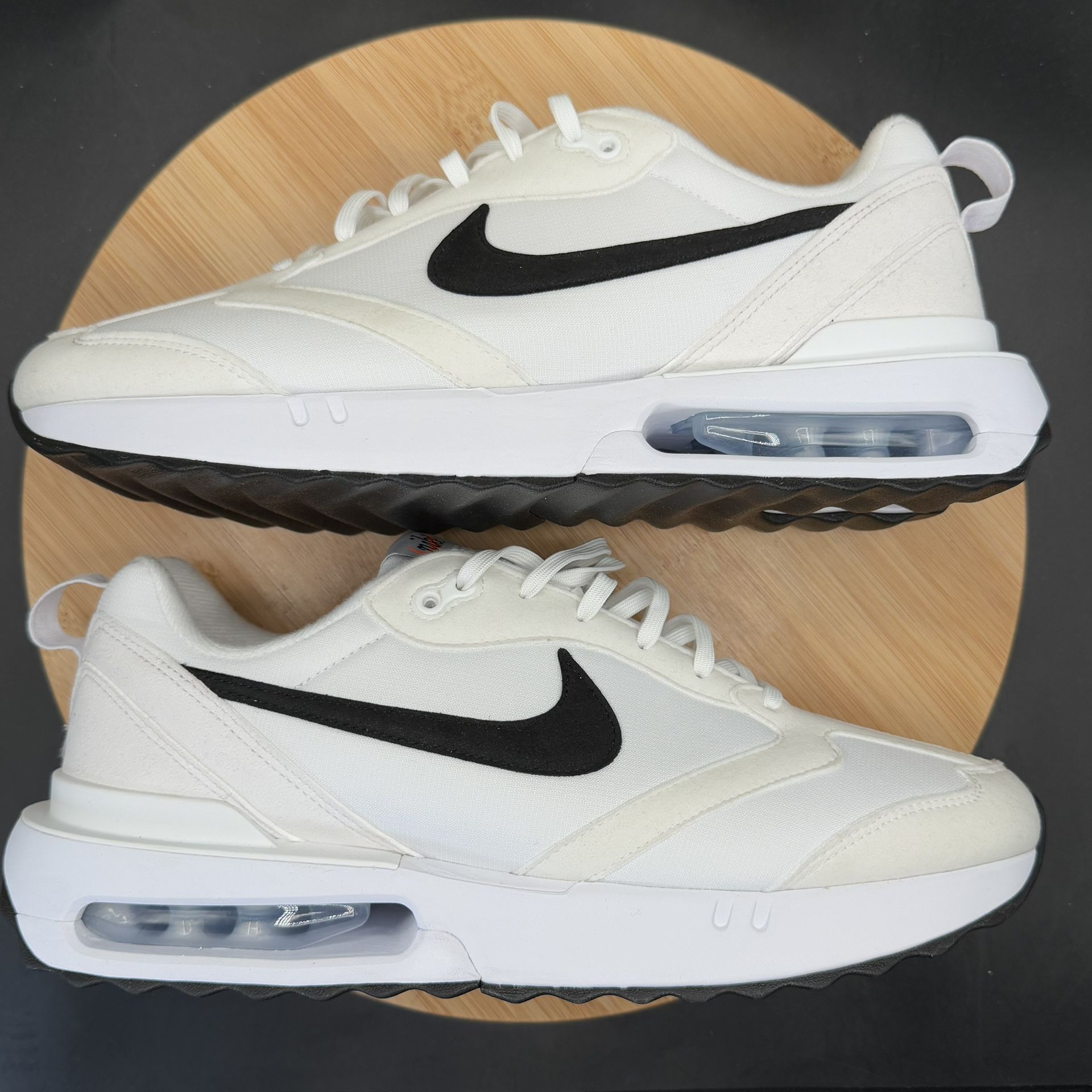 Nike Air Max Dawn Sneaker Women's Running Shoes White/Black Sz 1 - photo 4