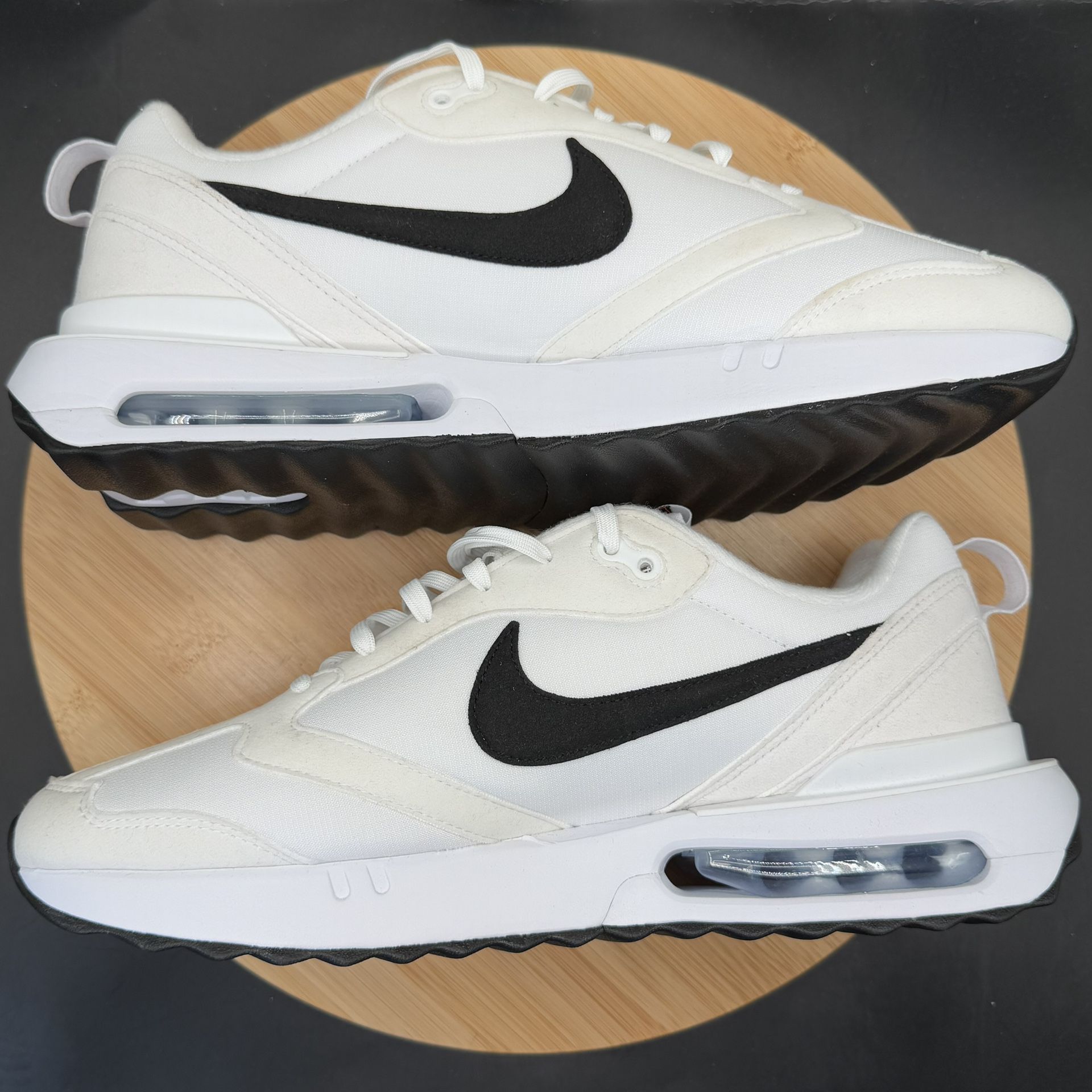 Nike Air Max Dawn Sneaker Women's Running Shoes White/Black Sz 1 - photo 5
