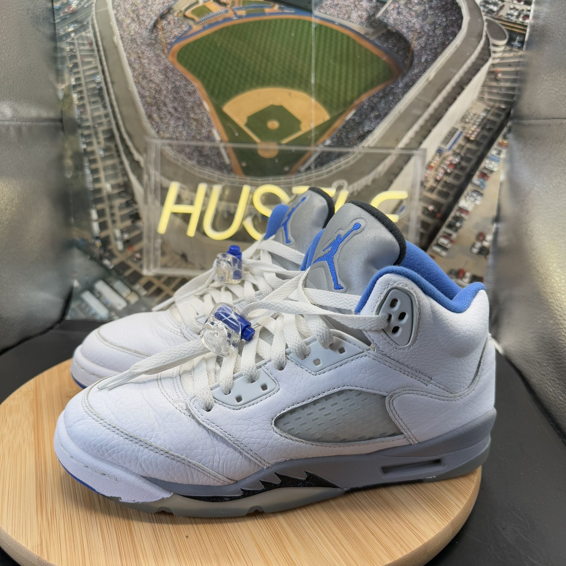 Nike Air Jordan 5 Retro Stealth 2.0 Sz 6.5Y - photo 3