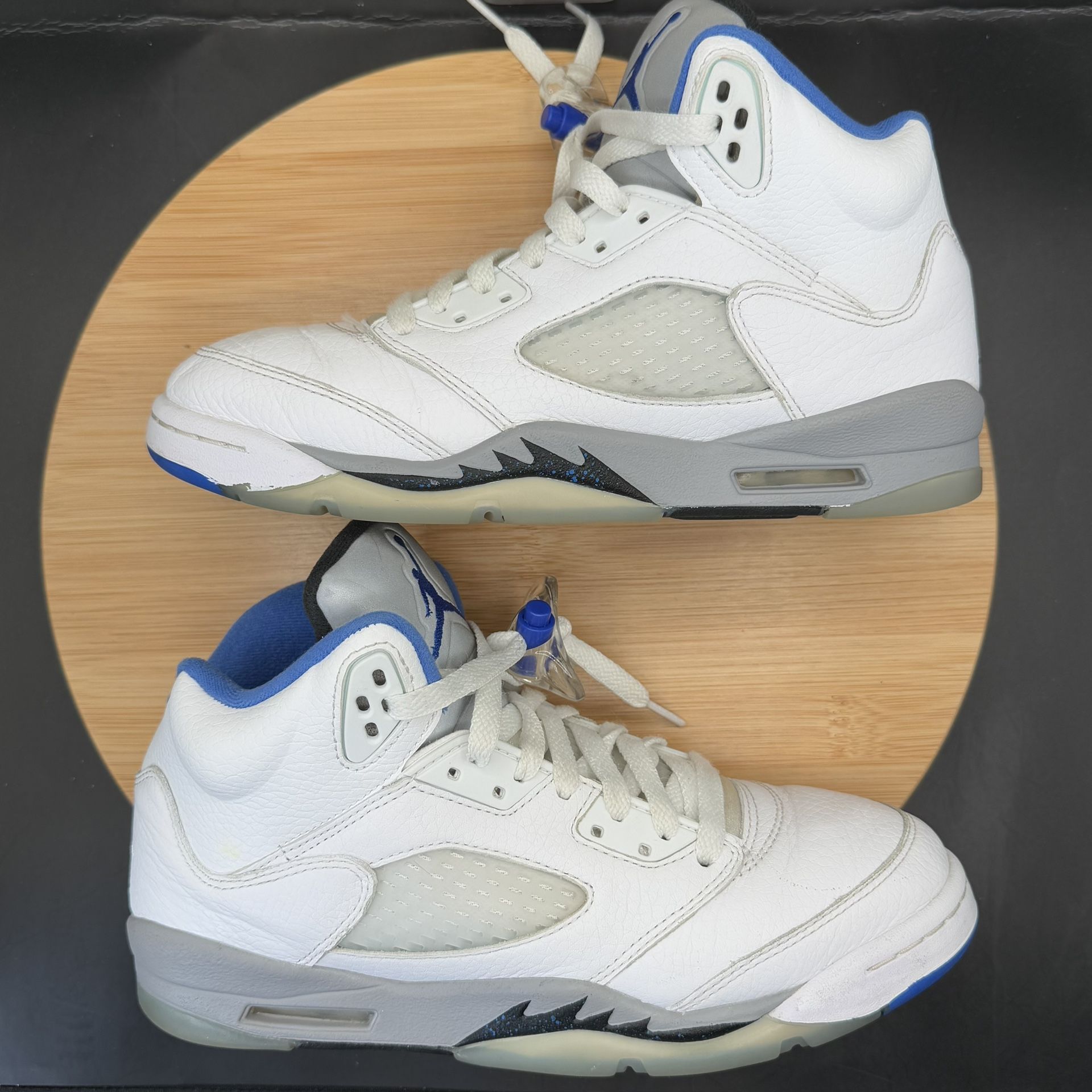 Nike Air Jordan 5 Retro Stealth 2.0 Sz 6.5Y - photo 4